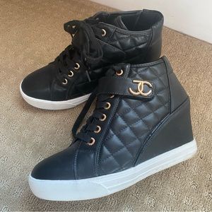 Juicy Couture wedge heel sneakers